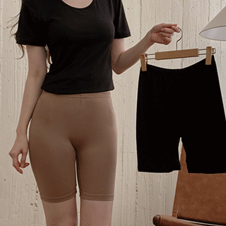 기능성 5부 이너 겨울 팬츠