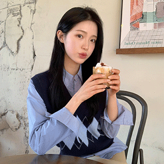 (필수소장템/기본셔츠/루즈핏) 데일리 코튼 셔츠 블라우스