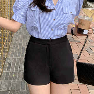 미니멀한 디자인의 데일리 숏팬츠 여름 pants