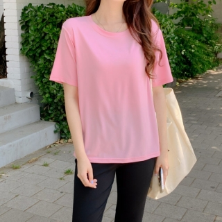 (1+1) ひんやりベーシック半袖Tシャツ 