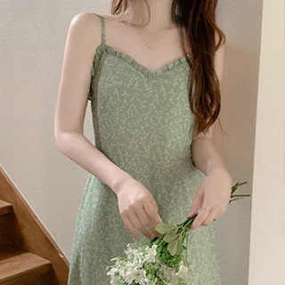 [スムレ] フラワーフリルキャミワンピース  op14304