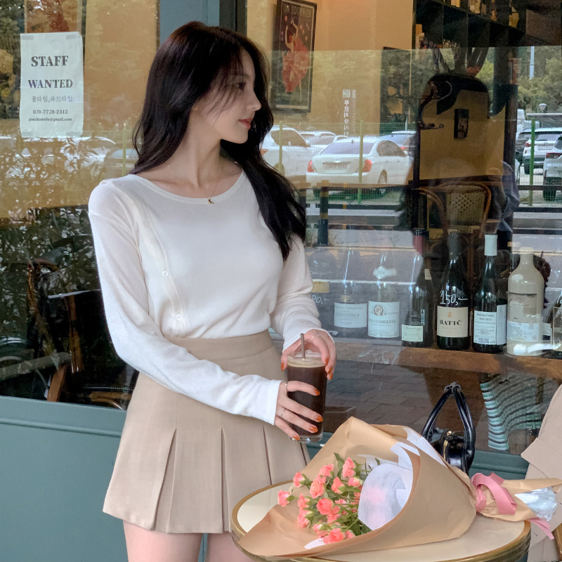 바지안감 플리츠 미니 스커트 skirt
