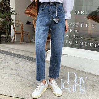 Day Jeans No.2 데이진 프리미엄 일자 데님 진(세브론) pants