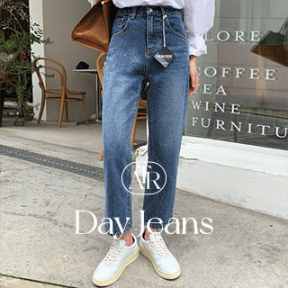 [아뜨다움] Day Jeans No.2 프리미엄 일자 데님 진(세브론) ps4212