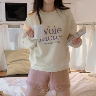 ロゴ入り裏起毛スウェット