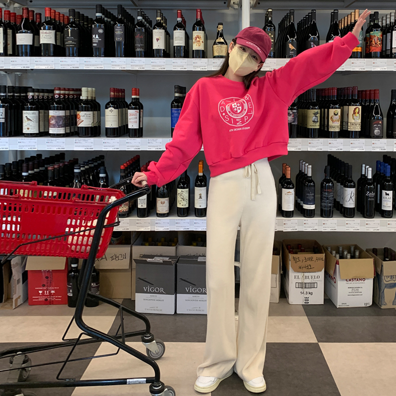 루나 데일리 니트 밴딩 팬츠 pants 벚꽃룩