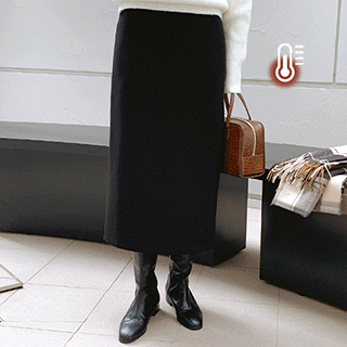 베스트 기모 롱 H라인 스커트 skirt 벚꽃룩