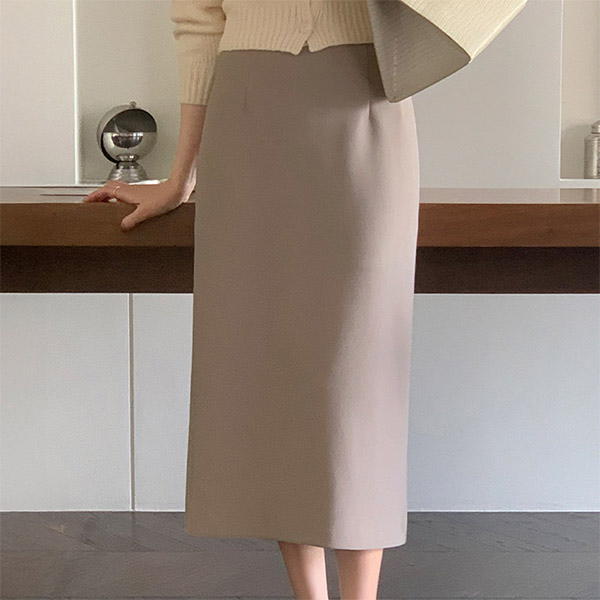 데이데이 스판 일자 스커트