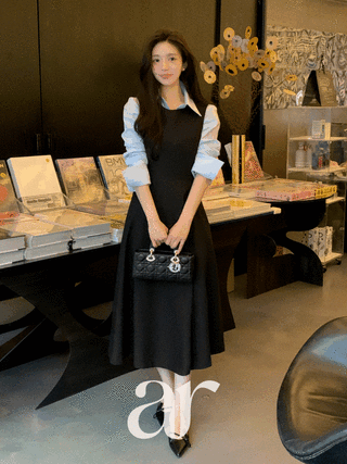 (MADE/기모추가/미니&롱) 젬마 2기장 민소매 플레어 원피스