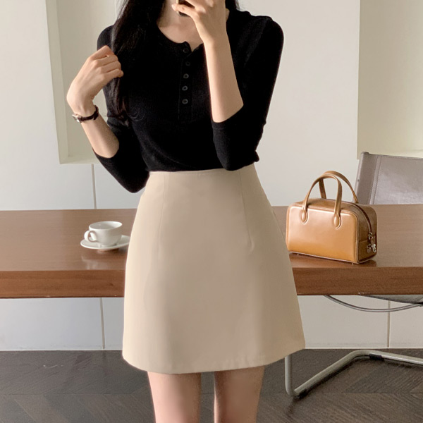 플레닝 H 미니 스커트