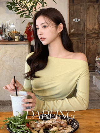 (MADE/new컬러추가!) 달링 보트넥 셔링 티셔츠