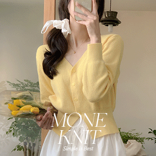 [1만장 돌파👏] 모네 코튼 V넥 가디건 cd2804