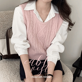 [울함유] 울 알파카 케이블 베스트