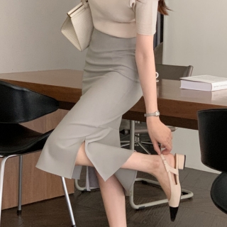 ハイウエストマーメイドスカート