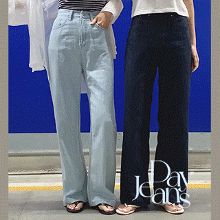 (SML/여름청바지) Day Jeans No.16 데이진 썸머 세미 와이드 팬츠