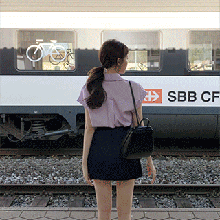 [1000장 돌파✨] 디뮤어 데님 플리츠 A라인 미니 스커트 sk6395