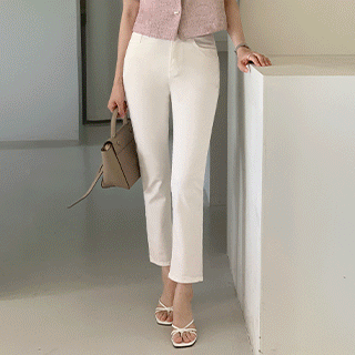 [교복/사방스판] 에일 쿨베이직 일자 팬츠