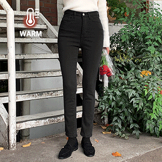 [스판함유/롱다리핏♥] Day jeans No.43 데이진 기모 슬림 일자핏 코튼 겨울 팬츠