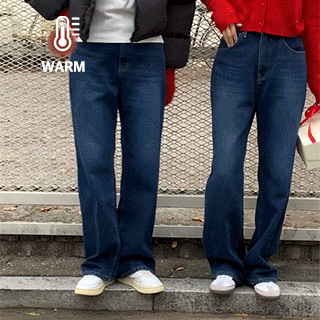 Day Jeans No.42 데이진 이중직 기모 와이드 겨울 데님