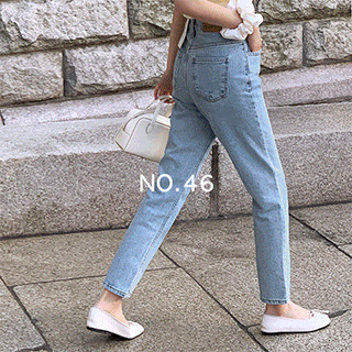 [1000장 돌파✨] [데일리팬츠/코디만능템] Day Jeans No.46 데이진 난스판 보이핏 일자 데님