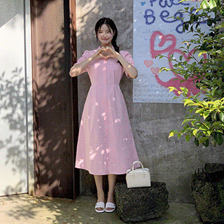 (긴팔버전추가) 프레코 핀턱 코튼 플레어 롱 셔츠 원피스