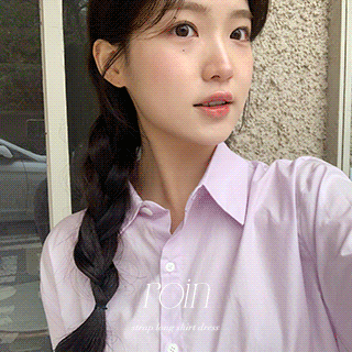 (허리조절ok/완벽군살커버핏) 로인 스트랩 롱 셔츠 원피스