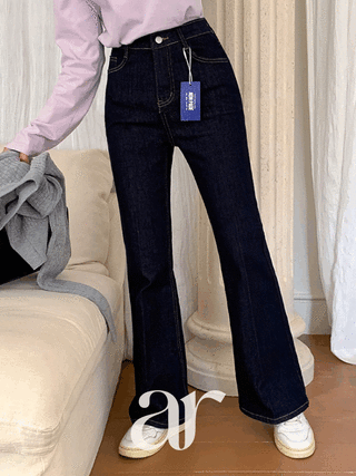 (이염ZERO/기모추가/S-XL/갓성비/롱다리핏) 무브 생지 논페이드 데님 부츠컷 팬츠