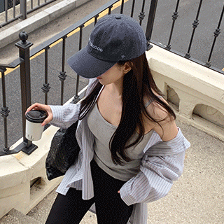 (MADE/셔츠전문공장제작/여리오버핏♥) 클로디 차르르 스트라이프 오버핏 코튼 셔츠