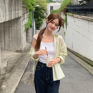 (기본인듯여리한*.*/데일리템) 로엔나 자가드 플라워 베이직 슬리브리스