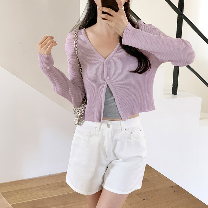 tatsu second/layer ニットカーディガン セーラーカラーボタンニットカーディガン | ファッション通販