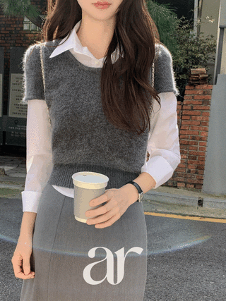 (단독&레이어드OK/롱비율템/구김↓) 바노엔 베이직 스탠다드 크롭 셔츠