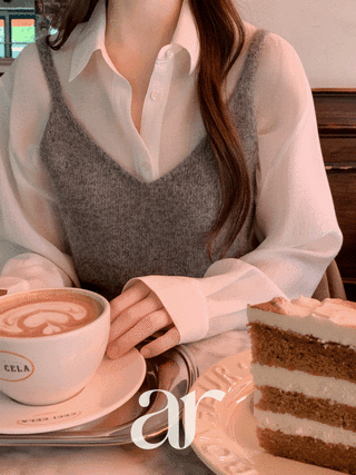 [울함유] (앙고라&울함유/보들폭닥/레이어드템/심플포인트룩) 덴브리 브이넥 크롭 소프트 니트 뷔스티에