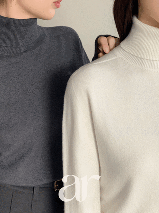 [울함유] (홀가먼트공법/겨울필수이너/벗기싫은촉감) 르라벨 홀가먼트 폴라 울 니트