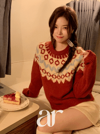 [울함유] (폭닥포근핏/겨울감성낭낭♥) 베니뷰 노르딕 라운드넥 루즈핏 울 니트