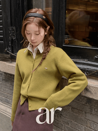 [울함유] (MADE/핏2타입/프리미엄울원사/탄탄소프트) 홀렌 핏2타입 팬던트 라운드넥 울 니트 가디건