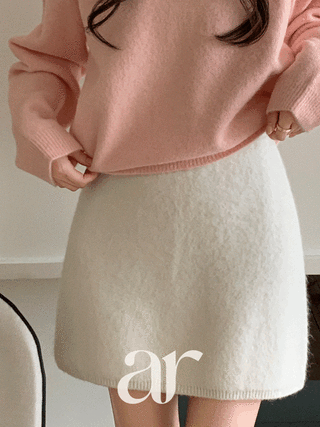 (도톰포근/올밴딩/신축성굿♥) 베이덴 니트 미니 올밴딩 스커트