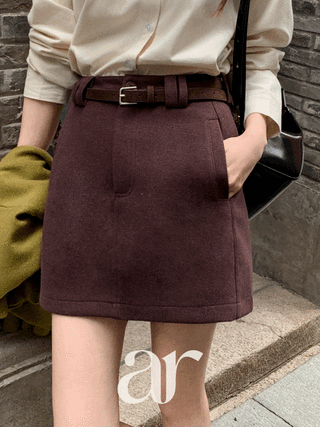 (벨트세트/바지안감/부츠코디찰떡템) 로우니 벨트 세트 미니 스커트