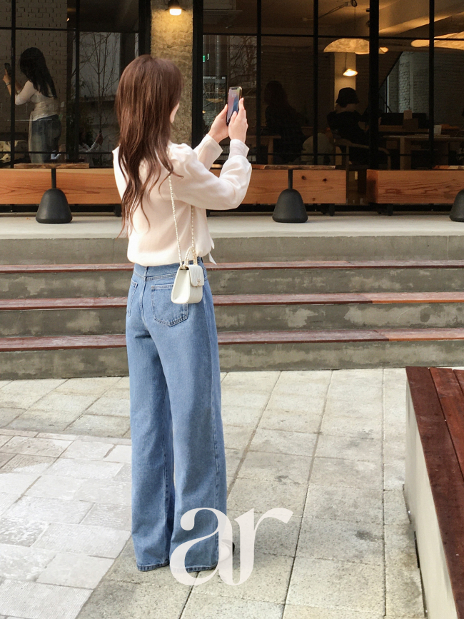 ロング ワイド デニムパンツ | 韓国レディースファッション通販 