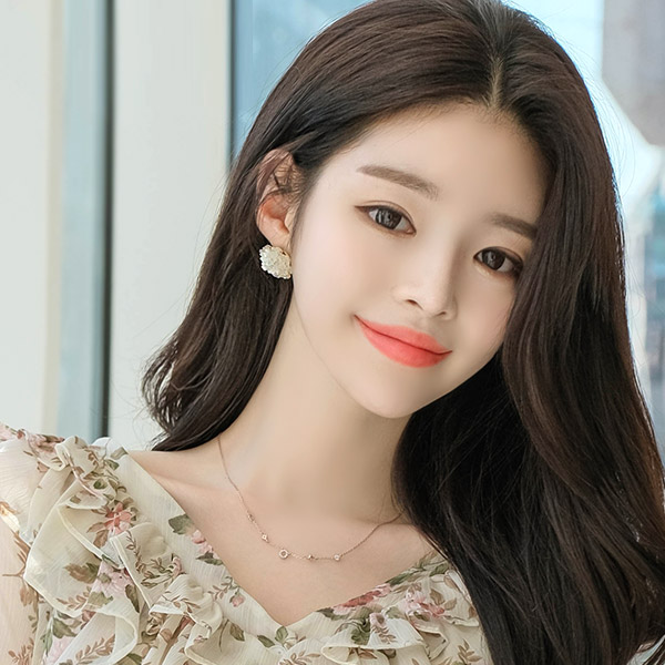 ac2668 입체적인 디자인의 여리여리한 스프링 플라워 이어링 earring