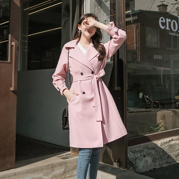 ct864 봄,가을,간절기 시즌 데일리하게 착용하기 좋은 베이직 트렌치 코트 coat