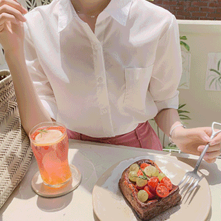 [스무레] (1+1 두장에 38,000원 한정특가!) 아이스 린넨 베이직 반팔 여름 셔츠  