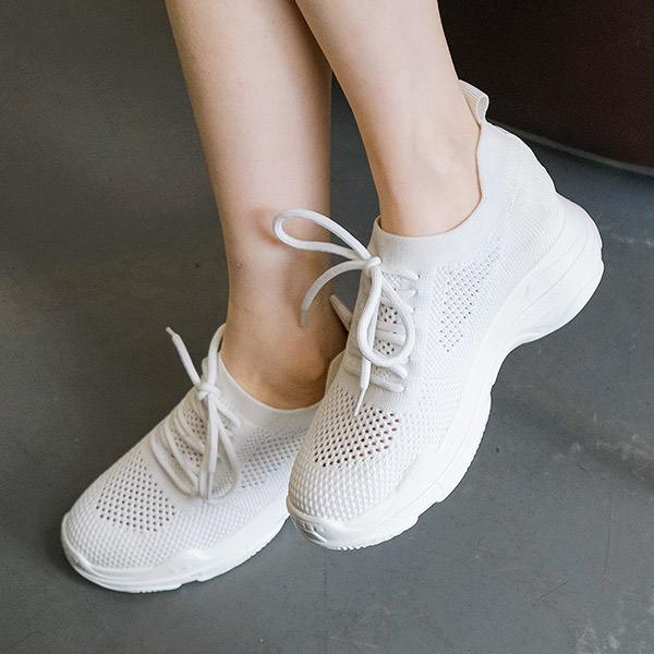 sh1578 니트 소재로 꽉 잡아주는 편안함 가득한 어글리 스니커즈 shoes