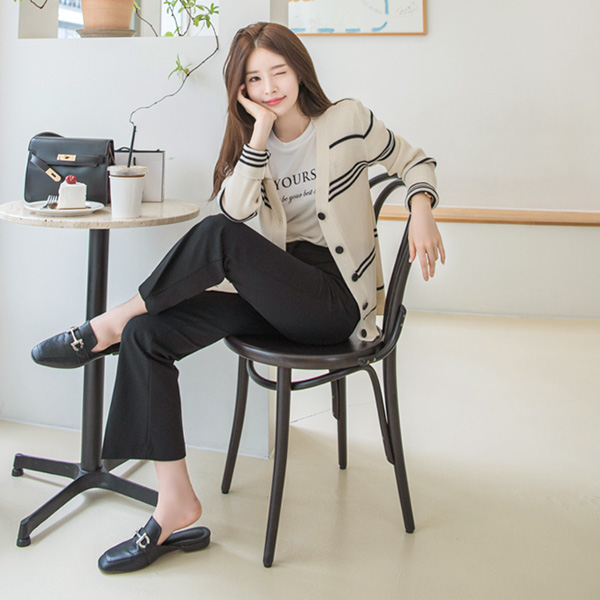 ps1874 어딜 늘려도 쫀쫀함 가득한 스판킹 슬림 일자 슬랙스 pants