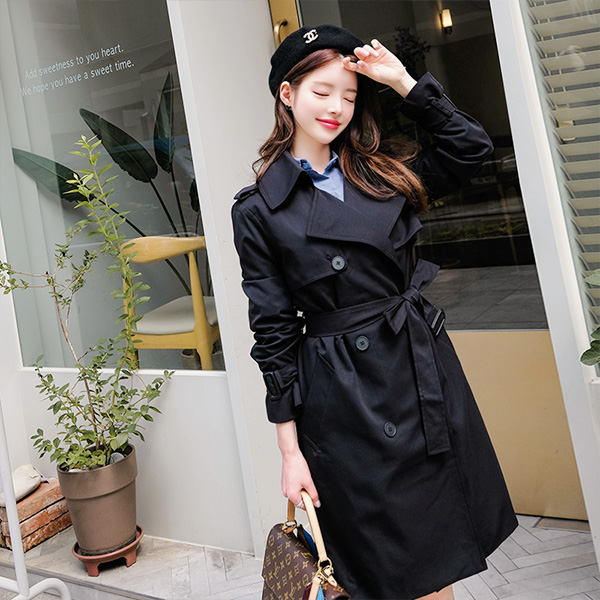 jk982 가을과 봄 간절기까지 모두 책임질 베이직한 디자인의 트렌치자켓 jacket