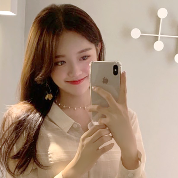 ac4165 진주볼, 큐빅볼 포인트의 감각적인 네크리스 necklace