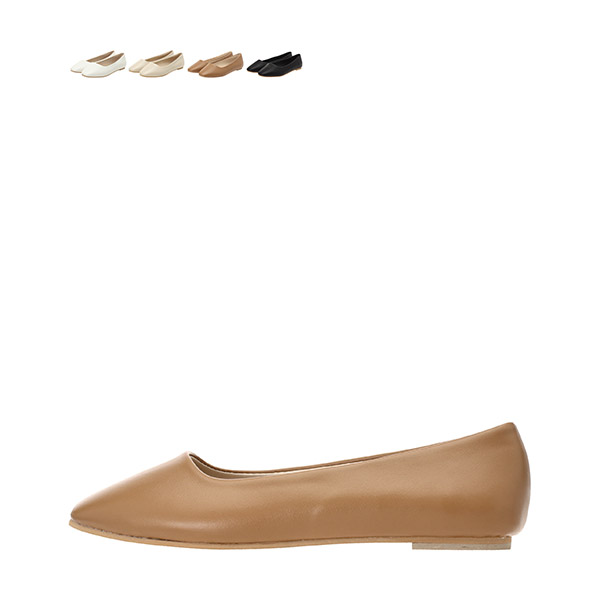 sh1625 소프트한 매끈 소재감의 깔끔베이직 플랫슈즈 shoes