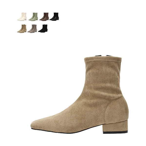 sh1675 스웨이드, PU 2가지 버전과 기모 안감으로 따듯함까지 챙긴 데일리 앵클 부츠 shoes