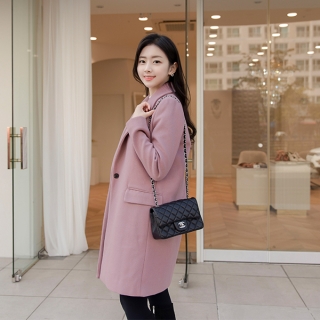 [울함유] 매년 꺼내입기좋은 부드러운 소재의 테일러드카라 베이직코트 coat 벚꽃룩