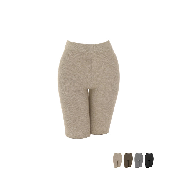 ps2001 잔골지 패턴과 부드러운 니트 짜임으로 제작된 허리밴딩 데일리 레깅스 leggings