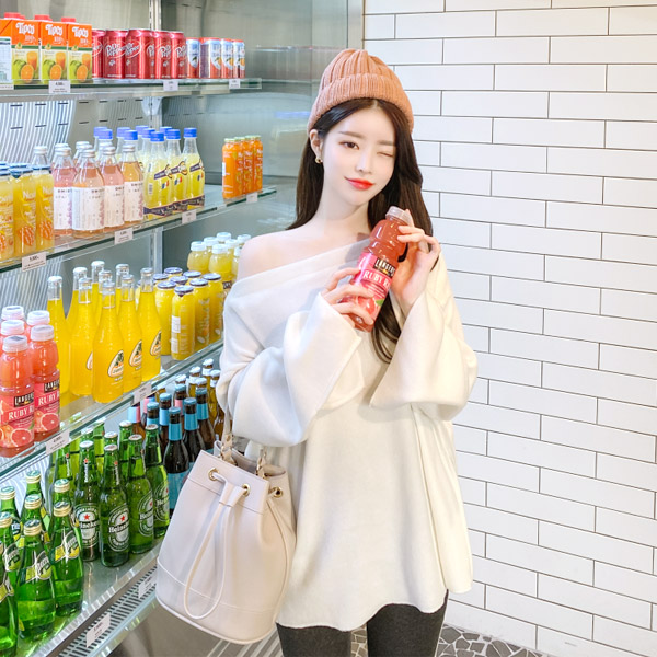 bg942 복조리 쉐입으로 베이직하게 제작된 토트, 숄더백 bag